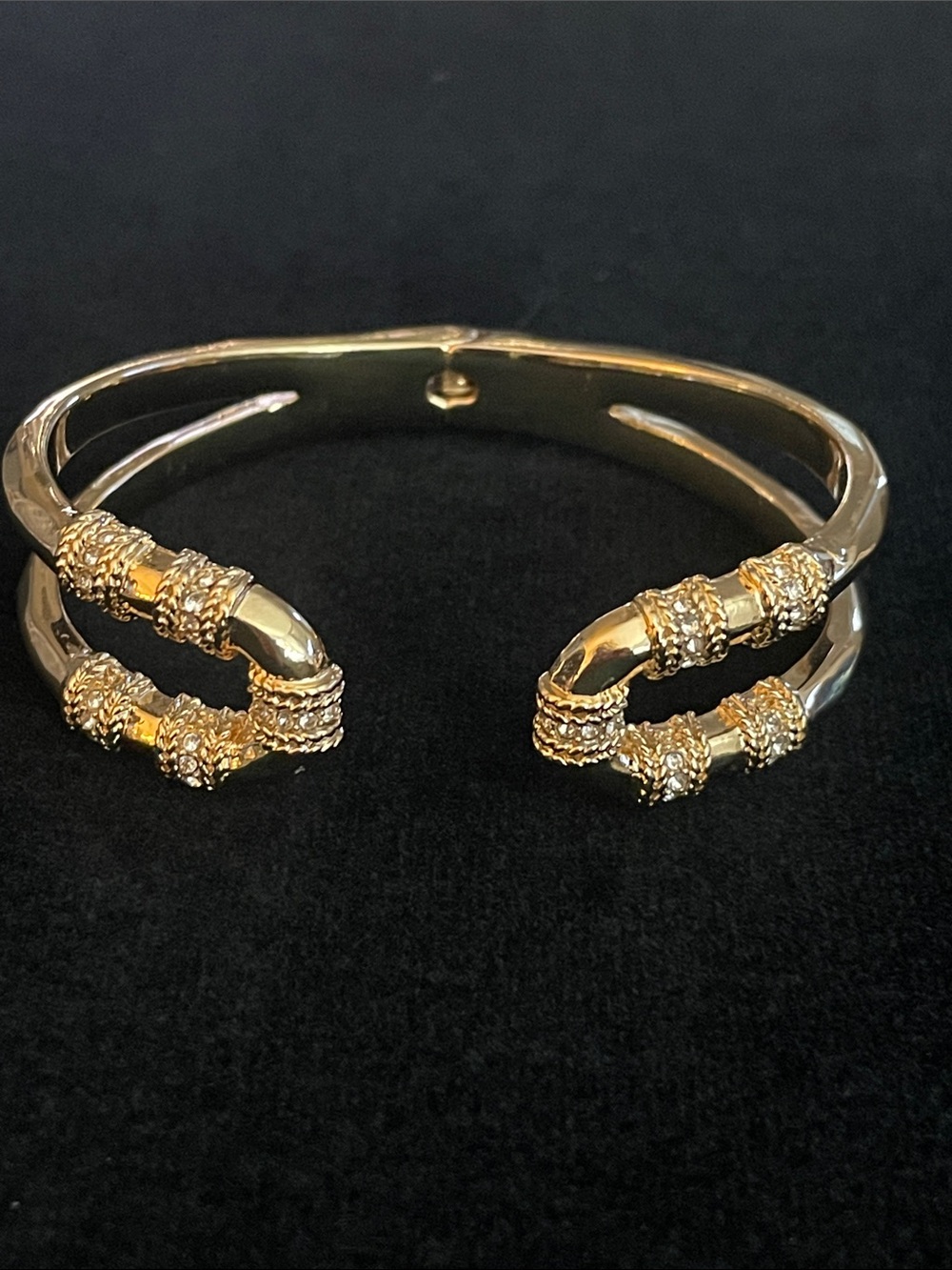 BOMB PARTY Gold-Tone Double Band Cuff Bracelet! NWOT!